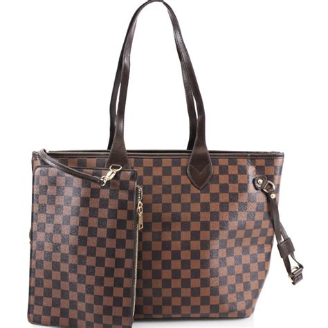 lv side bag brown|lv brown checkered bag.